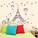 Wall Sticker, Hatop New Butterfly Flower Fairy stickers Bedroom Living Room Walls (A)