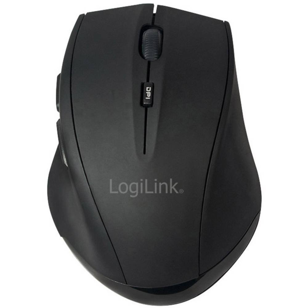 LogiLink ID0032 A Laser Mouse 5 Buttons 1600 DPI and Power-Saving Mode Black