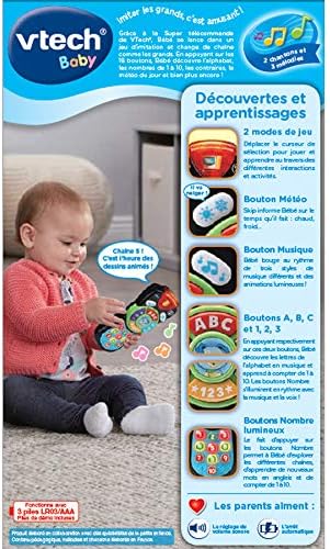 Super Fernbedienung für Babyspielzeug für Kleinkinder, 80 – 606275, mehrfarbig – Version FR