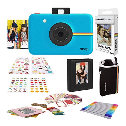 Polaroid Snap Instant Digital Camera (Blue) with 2x3ʺ Premium