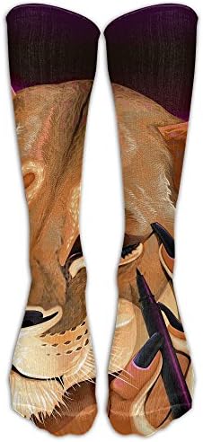 DGYEG44 Genetic Eyeliner Unique Comfortable Athletic Socks Long Socks Tube Sock Unisex