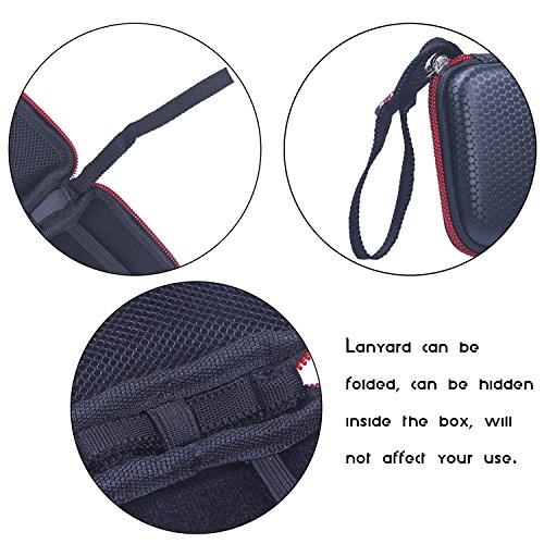 Rancco Samsung T5/ T3 EVA Case & Silicone Protective Bag Comb, Water-resistant Shockproof Travel Carry Pouch for Samsung T5/ T3/ T1 Portable SSD Hard Drive(250G 500G 1T 2T)