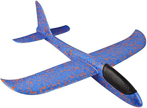 Osye EPP Foam Hand Throw Launch Glider Air Plane Kids Friendly Water Toy, 18inch