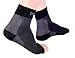 Doc Miller Ankle Brace for Women & Men – Foot Compression Sleeve, Toeless Wrap & Support for Pain Relief, Plantar Fasciitis, Achilles Tendonitis & Injury Recovery, 1 Pair