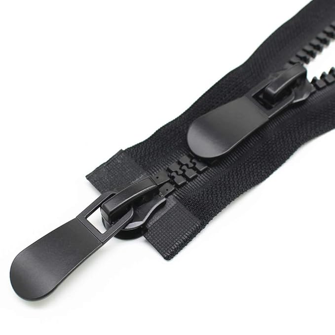 YaHoGa 15 41" (104cm) Two Way Separating Large Plastic Zippers for