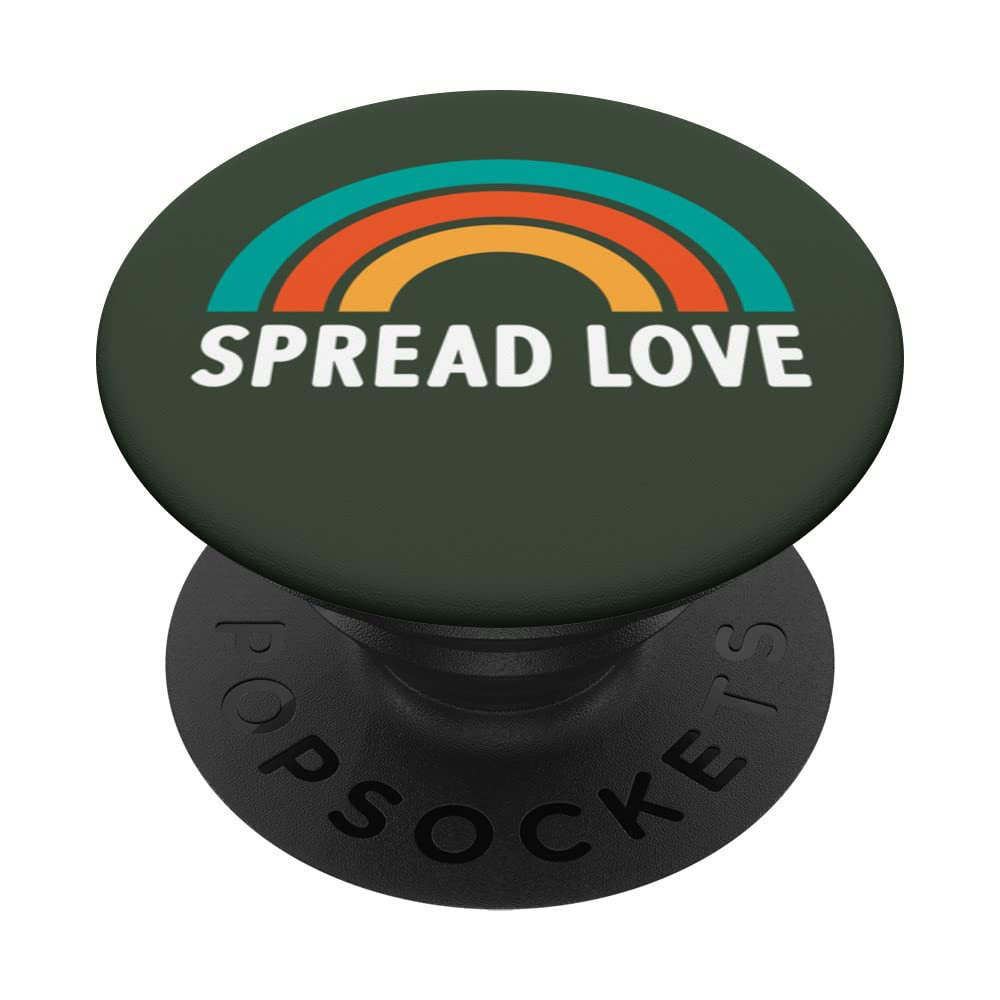 SPREAD LOVE With Rainbow PopSockets Swappable PopGrip