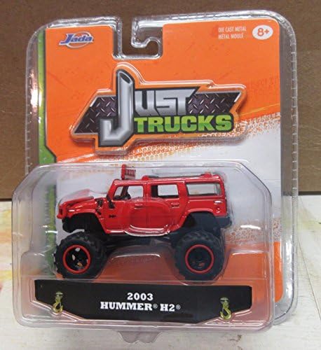 Jada Just Trucks - 1:64 Scale Diecast Vehicle - 2003 Hummer H2 - Red