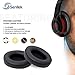 Studio 2 Memory Foam Ear Pads - Protein Leather Replacement Parts Ear Cushion Cover Earpads Ear Cups for Beats Studio 2.0 Wired / Studio 2.0 Wireless B0500 / B0501 Headphone - Black