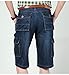 Men's Casual Loose Straight Denim Shorts Comfy Lightweight Athletic Short Jeans