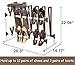 STORAGE MANIAC Shoe and Boot Organizer, Space Saving Shoe Rack for Shoes and Boots, Light Brown