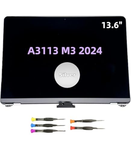 Amazon.com: New LCD for MacBook Air Retina 2024 M3 A3113 EMC 8611