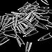 NEJLSD Nail False Nail Tips Clear Sharp Ending Stiletto Glitter Color False Nail Tips Acrylic Nail