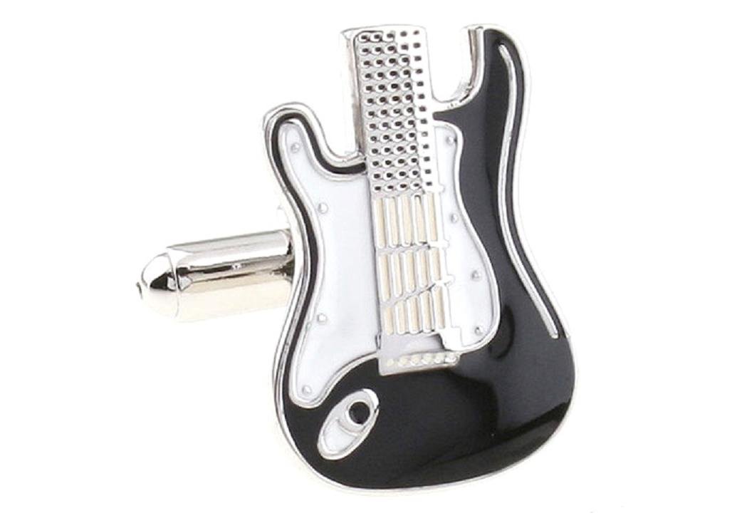 MRCUFF Guitar Body Pair Cufflinks in a Presentation Gift Box & Polishing Cloth