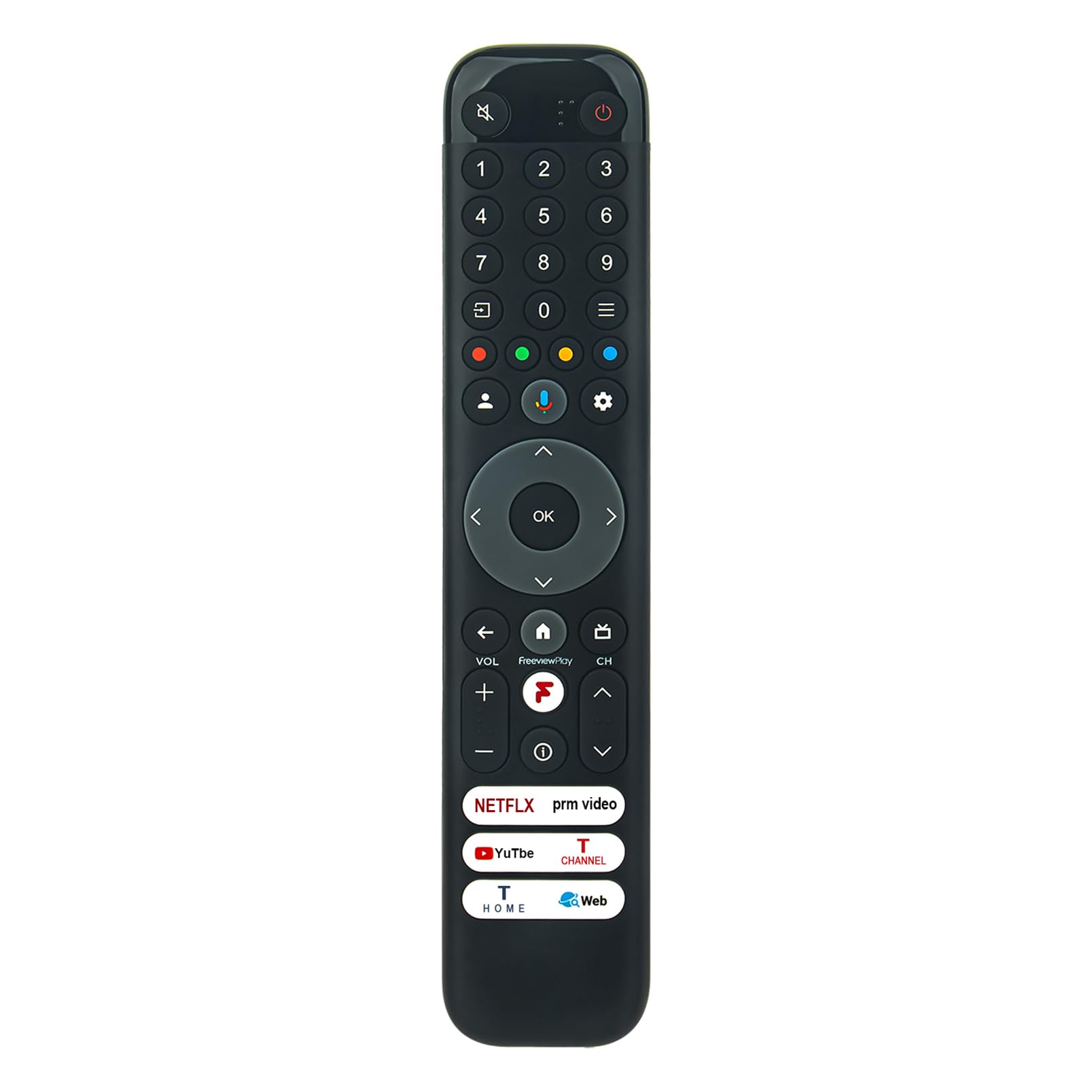 ALLIMITY RC833 GUB2 Voice Remote Control Replacement fit for TCL QLED TV C845 55C845 65C845 75C845 85C845 C745 55C745 65C745 75C745 85C745