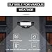 MIUO 2 Pack Solar Motion Sensor Light 30 LED 300lm Solar Security Light Outdoor Wireless Waterproof for Porch Patio Brick Wall Backyard Farm Garage