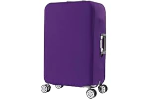 TEYUN Travel Luggage Cover, Suitcase Protector for 18-28 Inch Luggage (Purple, 18-20 inch)