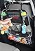 Alphabetz Deluxe Backseat Organizer & Protector with Baby-in-Car Sign, Black