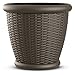 Suncast Willow Resin Wicker Planter - Set of 2