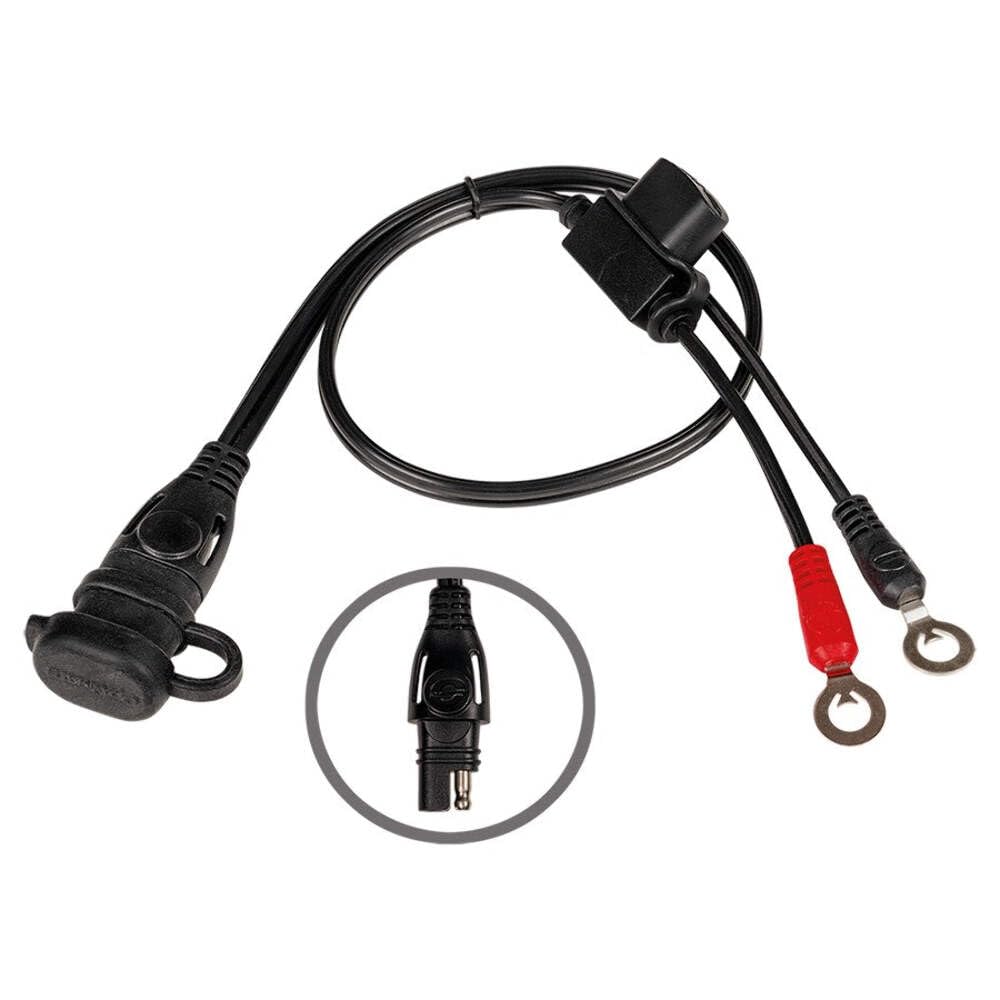 Optimate O1 SAE Weatherproof Eyelet Lead M6, Nero
