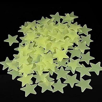 Lot De 100 Etoiles Phosphorescentes Pour Chambre De Bebe Enfant C Sticker Mural Diy C Sticker Vert Clair En Plastique Lumineux Amazon Fr Cuisine Maison