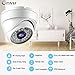 Full HD 1080P POE Security Camera, Indoor/Outdoor Waterproof Surveillance Dome IP Camera with ONVIF Clear Night Vision up to 65ft Motion Detection Email Photo Alert FTP Remote Viewing Cameras