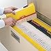 Smead File Folder, Reinforced Straight-Cut Tab, Legal Size, Yellow, 100 per Box (17910)