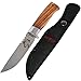Fixed Blade Hunting Knife - Decorative Stainless Steel Hunting Knofe with Wood Handle - Birthday Christmas Gifts for Men FB 1910 Z