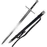 49" Fantasy Monster Slayer Steel Blade Sword Medieval Two Hand Sword Replica. for Collcetion, LARP, Cosplay, Gifts