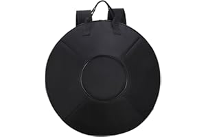 Tachiuwa Handpan Bag Handpan Case Cover Shock Absorption 22inch Backpack Oxford Cloth Protection Percussion Instruments Hand Drum Bag.