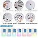 Humidifiers Air Conditioner Fan, Personal Desk Fan Space Air Cooler Mini Portable Table Evaporative AC Ultra-Quiet Purifier Cooling Fan with Handle and 7 Colors LED Lights for Home, Office, Dorm