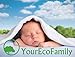 YourEcoFamily Certified Organic Cotton Receiving Blanket - Softest Swaddling Blanket For Your Baby Boy or Girl - High Quality - 40