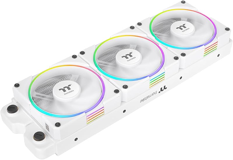 TS120 EX RGB Ventilateur avec Capteur de Température Intégré MagForce 2.0 3-Pack Blanc