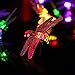 Joomer Dragon 20 LED Solar String Fairy Lights, 1PACK, Multi-Color