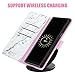 BENTOBEN Galaxy Note 8 Case, Note 8 Wallet Case, PU Leather Marble Pattern Design Folio Flip Kickstand Card Holder Slots Wrist Strap Protective Phone Cases Cover for Samsung Galaxy Note8, Rose Gold
