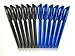 Friction Erasable Pens - Value Pack of 6 Black & 6 Blue Pens with Ultra Fine 0.38mm Point - 12 Erasable Gel Pens - Best for Smooth Writing & Easy Correction - Back to School Supplies - by Hieno