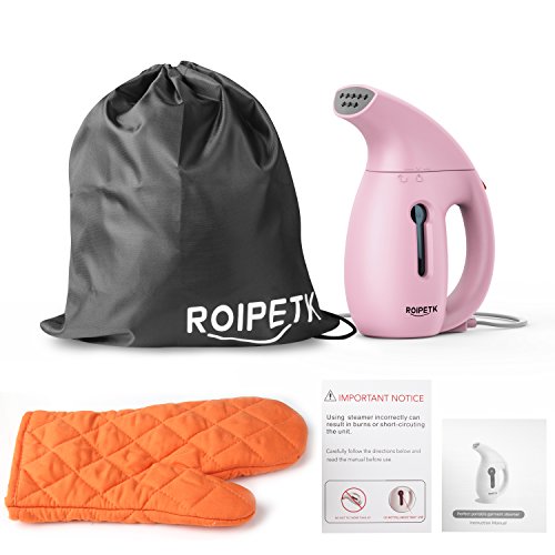 Travel clothes steam iron, powerful wrinkle remover garment steamer, compact size for both home and travel use, bigger volume 180ml, ultra fast heat up and 100% safe with a travel bag