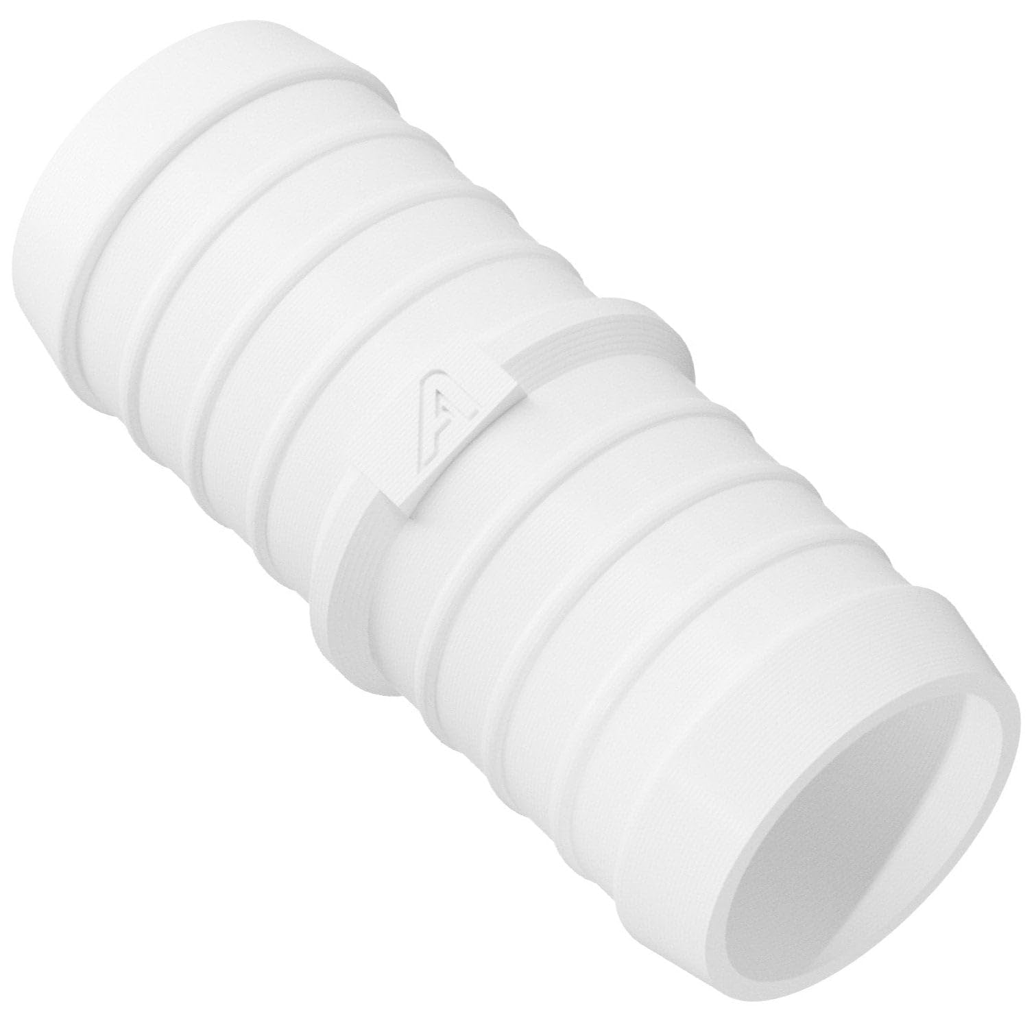30mm (2 3/16 Inch) Plastic Hose Pipe Connection Extension for Garden Hoses, Ponds, Water Pipes, Inline Barbed Joiner