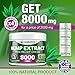 Pain Relief Hemp Cream - 8000MG Hemp Extract - Natural Formula with MSM, Aloe Vera, Emu Oil & Menthol - Made in USA - Perfect for Joint, Muscle, Sciatica & Back Pain - Rich in Omega 3-6-9