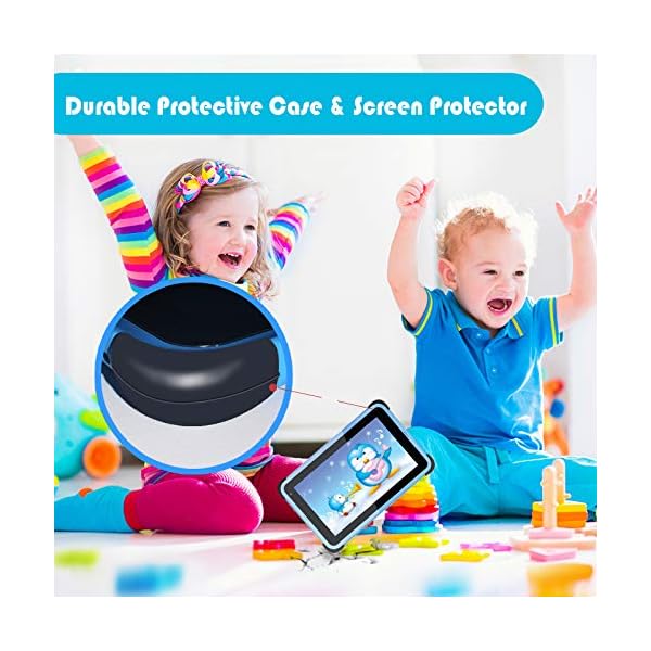 Kids Tablet 7 inch Android 11 Tablets for Kids, 32GB ROM IPS HD Display Toddler Tablet with WiFi Dual Camera Childrens…