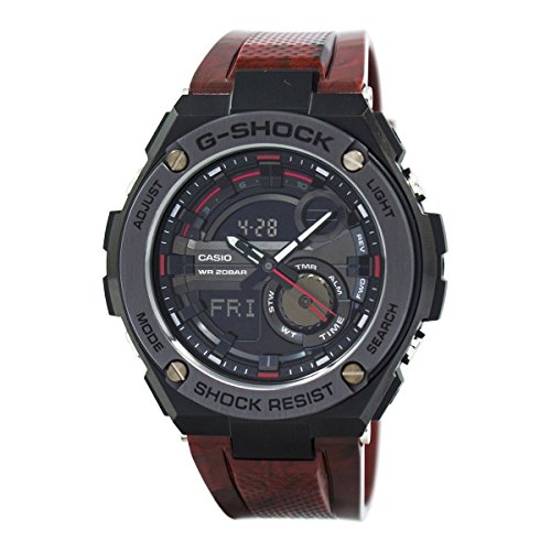 Casio G-Shock G Steel Series - GST 210 - Red / One Size | Pricepulse