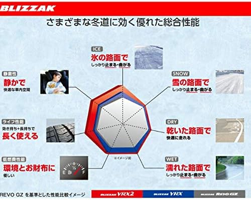 Amazon Co Jp Bridgestone Vrx2 Studless Tire 4 Pieces 185 60r16 Bs Blizzak Bridgestone Blizzak Bridgestone Blizzak Bridgestone Car Bike Products