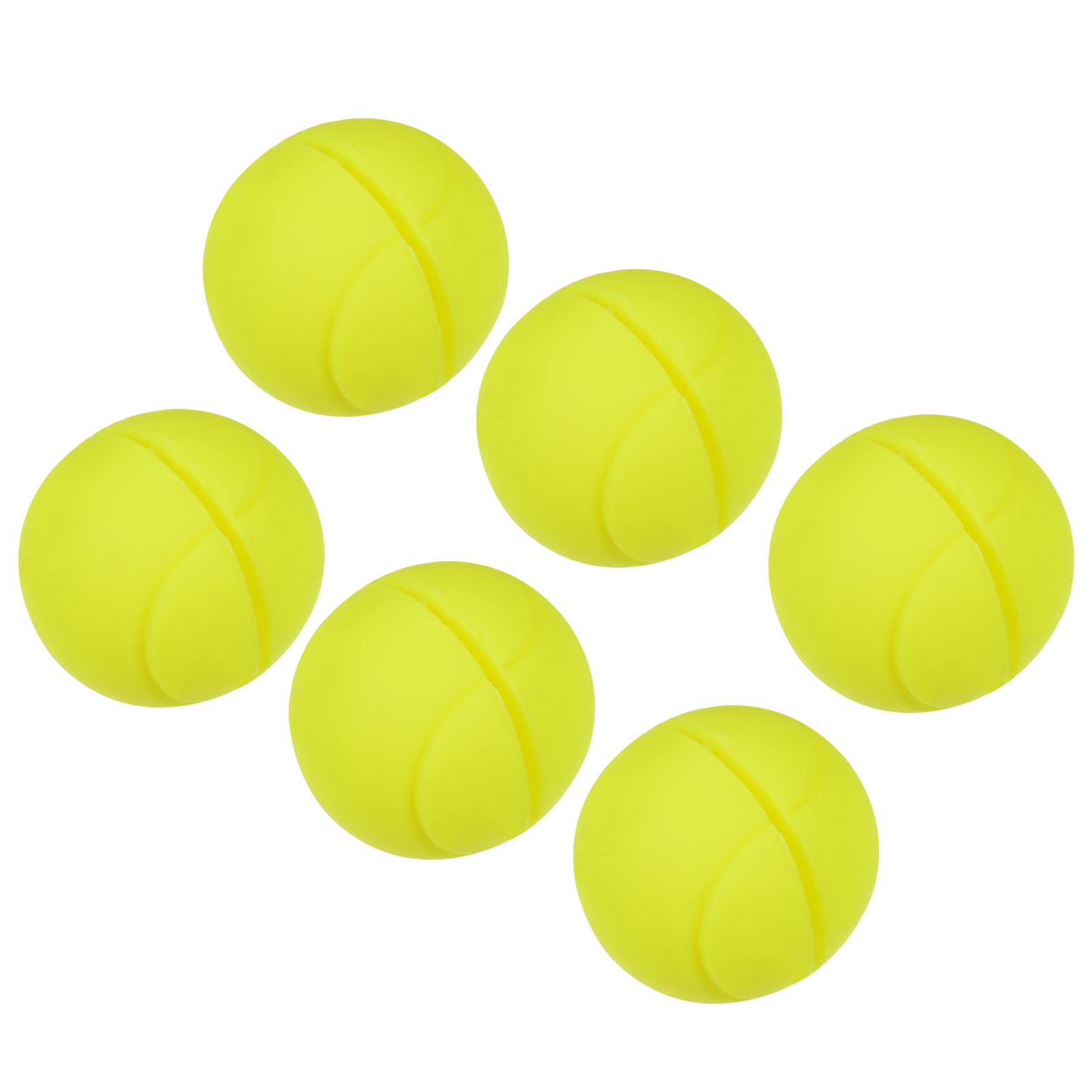 PATIKIL Tennis Vibration Dampener, 6 Pack Silicone Racquet Shock Absorber Racket String Damping, Yellow
