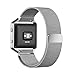 UMTELE Accessories Band Small, Plexus Milanese Loop Stainless Steel Mesh Bracelet Replacement Band Strap with Unique Magnet Lock for Fitbit Blaze Smart Fitness Watch - Silver