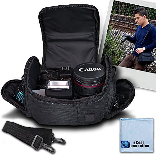 Acuvar Medium Soft Padded Camera Equipment Bag/Case Compatible with Canon, Sony, Nikon, Olympus, Fuji, Samsung Cameras and Equipment…
