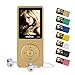 MYMAHDI 16GB MP3 Music Player 1.8 Inch Screen 70h Lossless Sound, Support up to 128GB Memory Card Gold