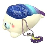 Supa SCENTED Lazy Sushi Seal!! + Bonus Squishy from Jenna Lyn! (Sleepyhead (Blueberry Scent))