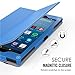 MoKo Case for All-New Amazon Fire HD 8 Tablet (7th Generation, 2017 Release Only) - Slim Folding Stand Cover for Fire HD 8, BLUE (with Auto Wake / Sleep)