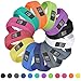 Mosstek Bands Compatible with Garmin Vivofit 3/jr/jr 2, Soft Silicone Replacement Sport Wristbands for Kids Girls Boys Women Men Small Large