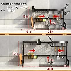 ADBIU 【Fit Sink 24.5"- 32" L】 2023 Version Over