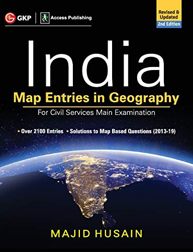India Map Entries in Geography for Civil Services Main Examination 2ed 2020